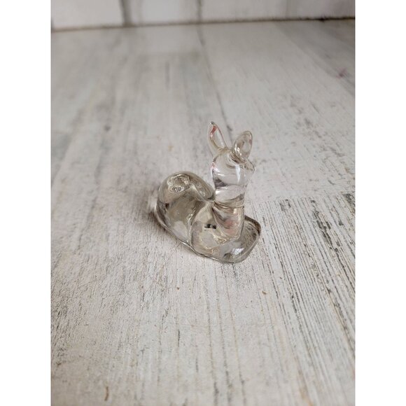 Miniature glass fawn deer figure xmas decor figure woods - Picture 4 of 5